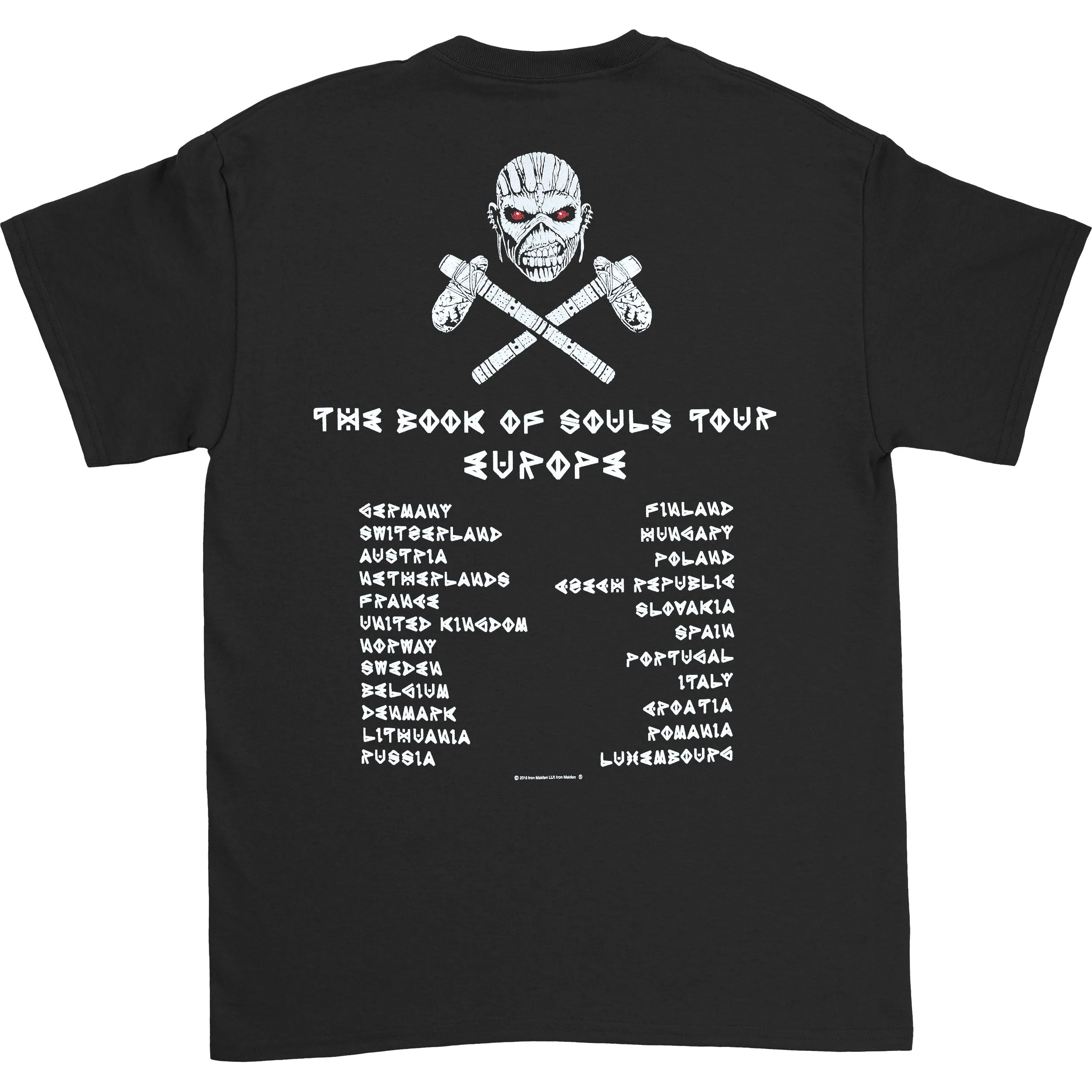Iron Maiden Slim Fit T-shirt sold by Rockabilia product image thumbnail 2