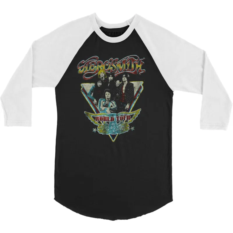 World Tour Raglan Baseball Jersey sold by Rockabilia