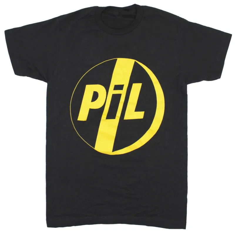 Public Image LTD Yellow Logo 2018 Tour Tee T-shirt made by Rockabilia