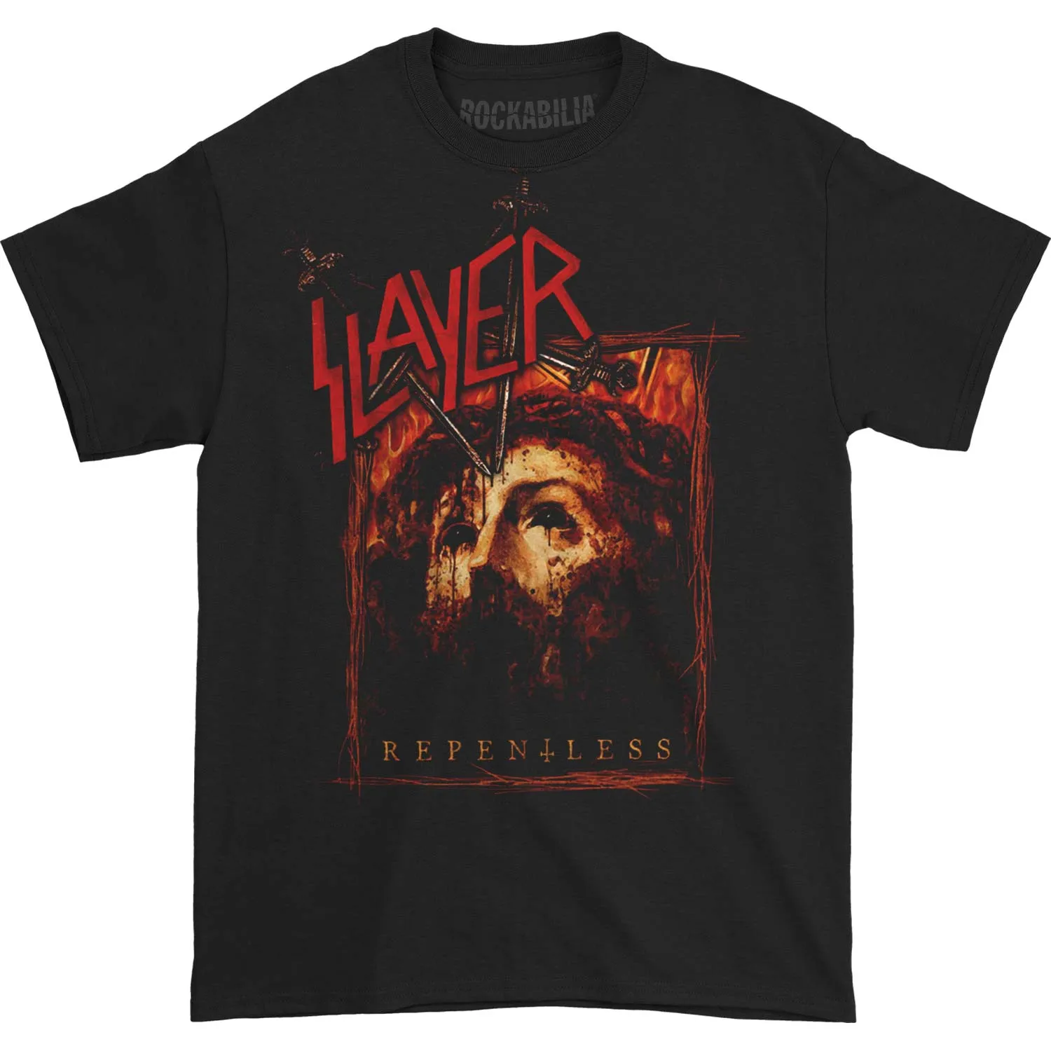 Repentless Rectangle T-shirt sold by Rockabilia