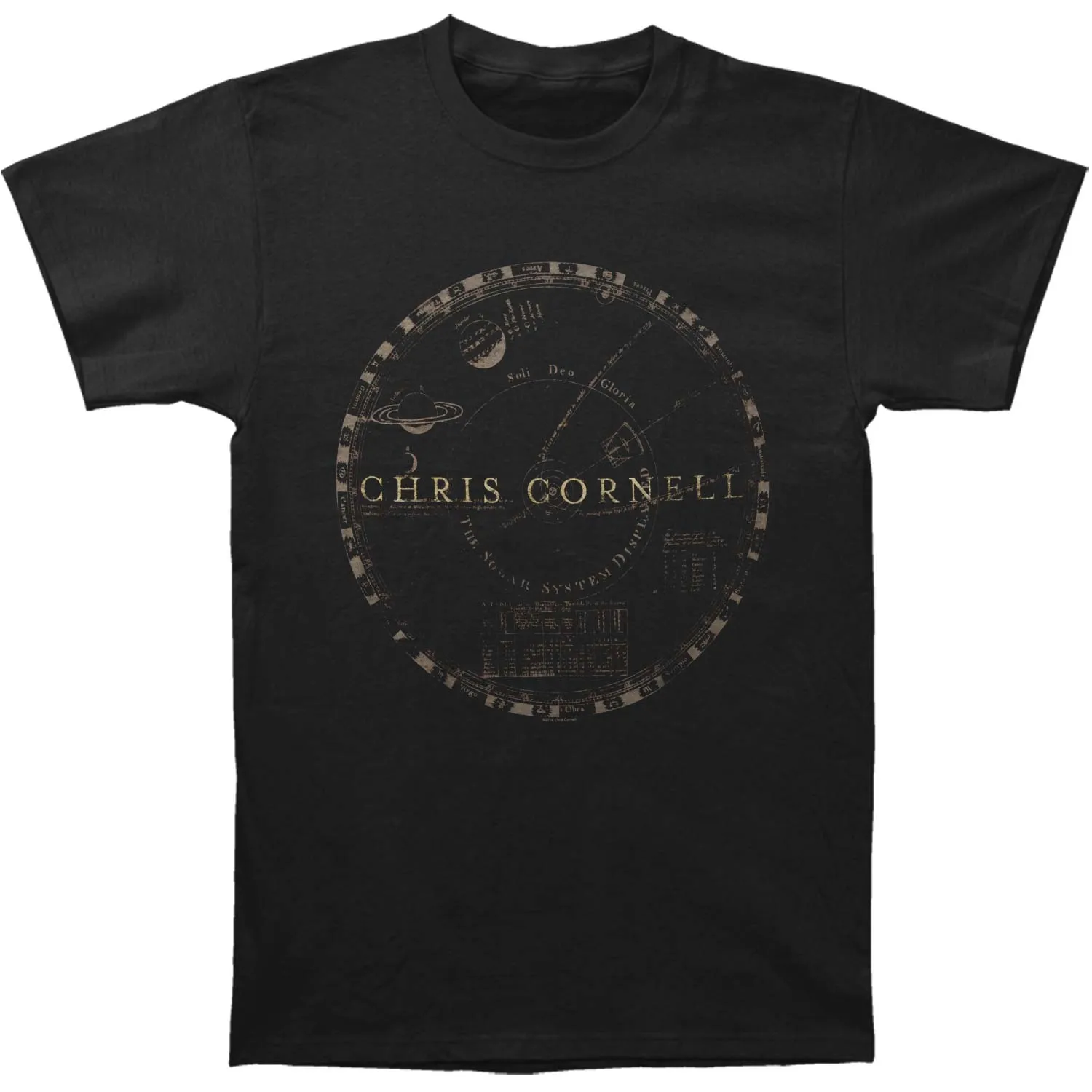 Solar System Mens Soft T Slim Fit T-shirt sold by Rockabilia