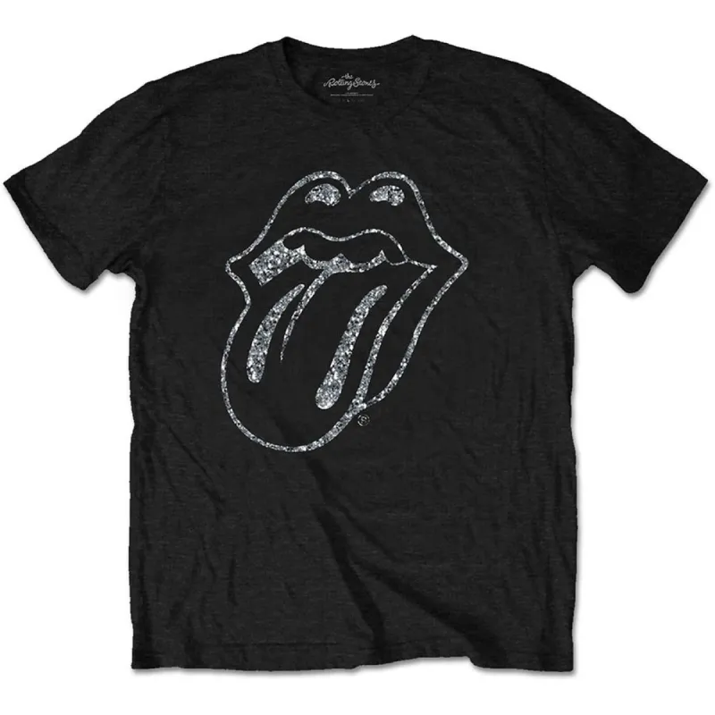 Tongue (Diamante) Slim Fit T-shirt sold by Rockabilia