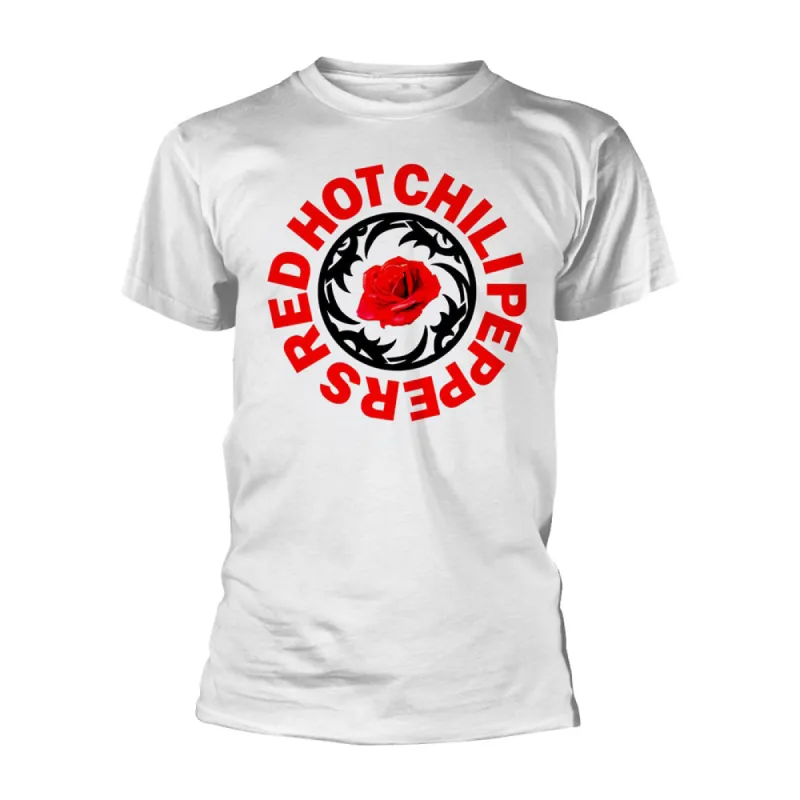 Rose Bssm Circle (white) T-shirt sold by Rockabilia