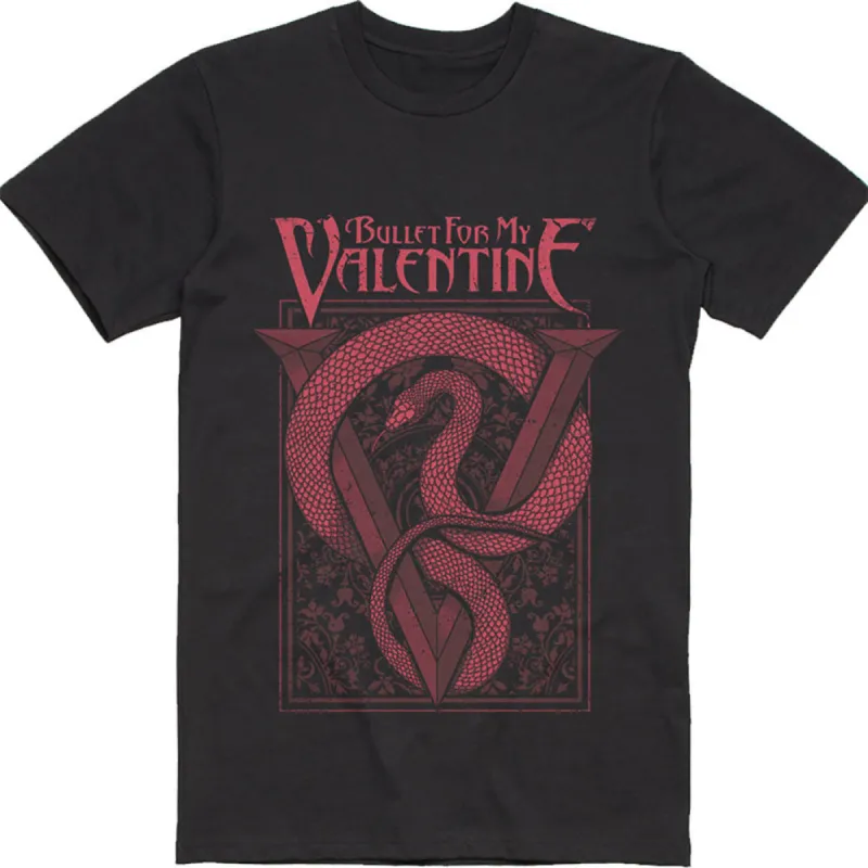 Red Snake Slim Fit T-shirt sold by Rockabilia
