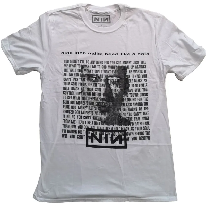 Head Like A Hole T-shirt made by Rockabilia