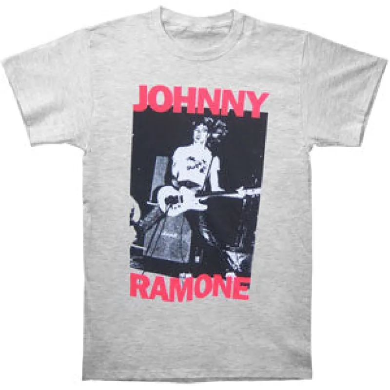 Johnny Ramone Text T-shirt made by Rockabilia