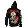 Heart Explosive Zippered Hooded Sweatshirt sold by Rockabilia