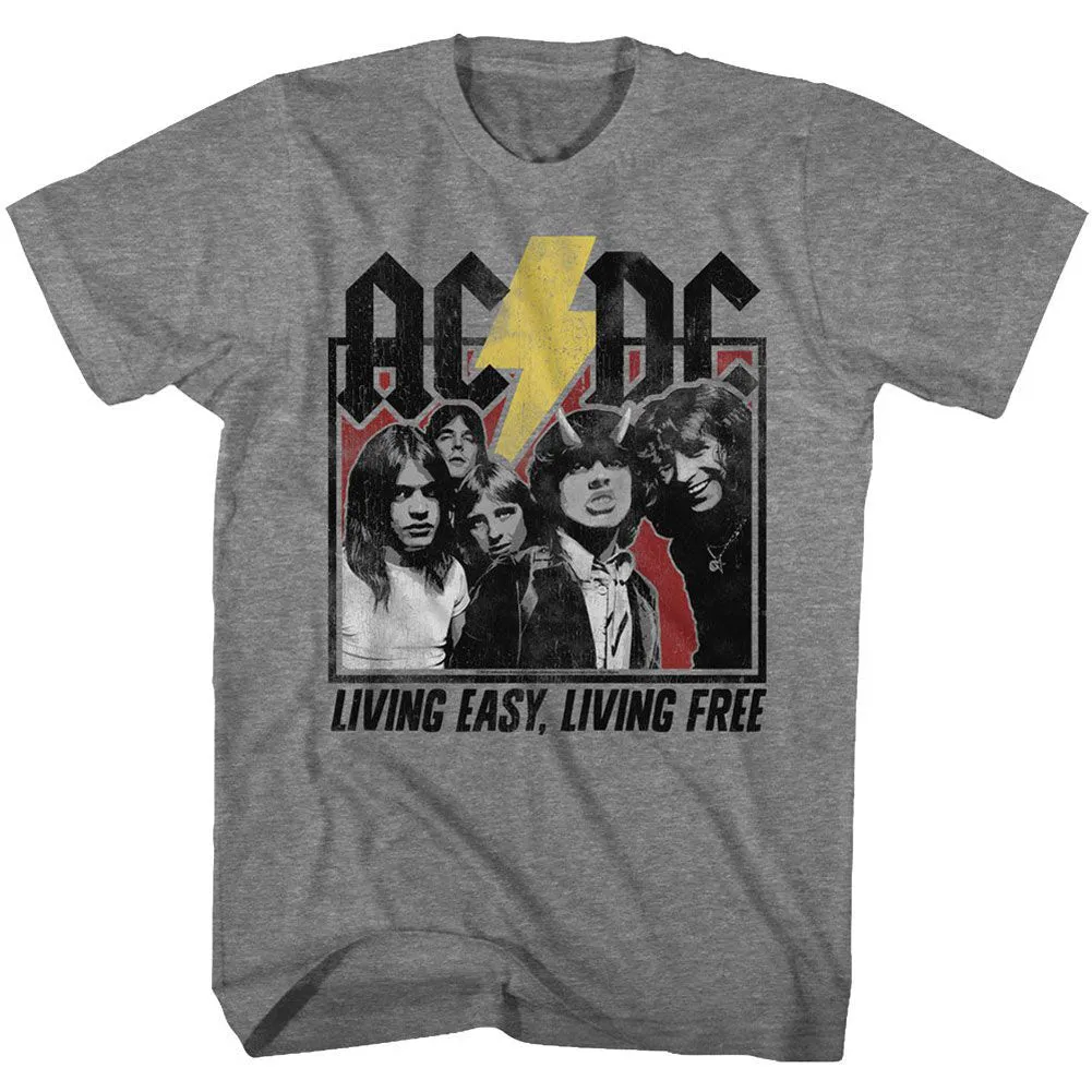 AC/DC Hwy2hell Lyrics T-shirt sold by Rockabilia