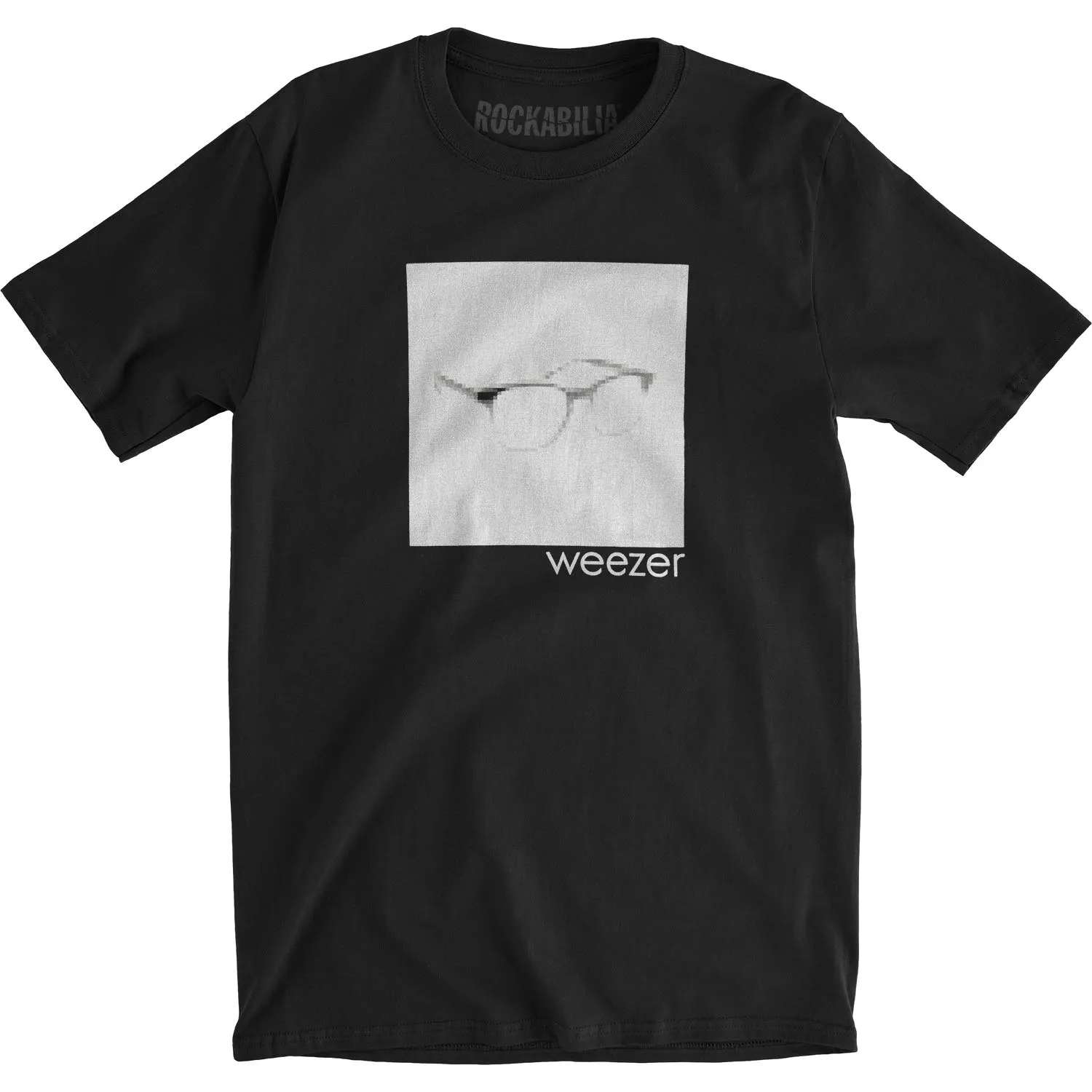 Pixel Glasses Slim Fit T-shirt sold by Rockabilia