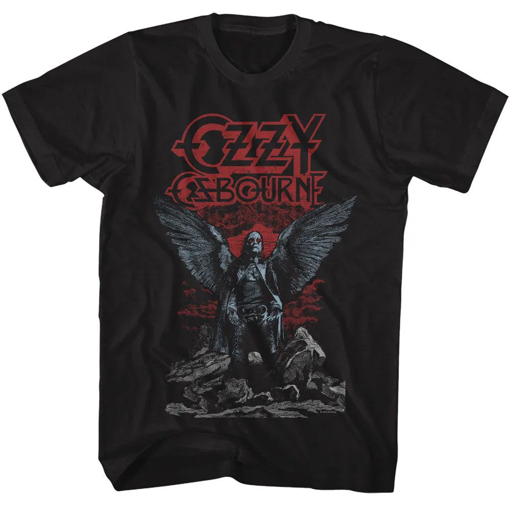 Ozzy Angel Wings T-shirt sold by Rockabilia