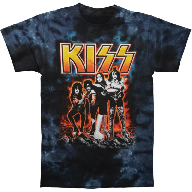 Hotter Than Hell Tie Dye T-shirt sold by Rockabilia