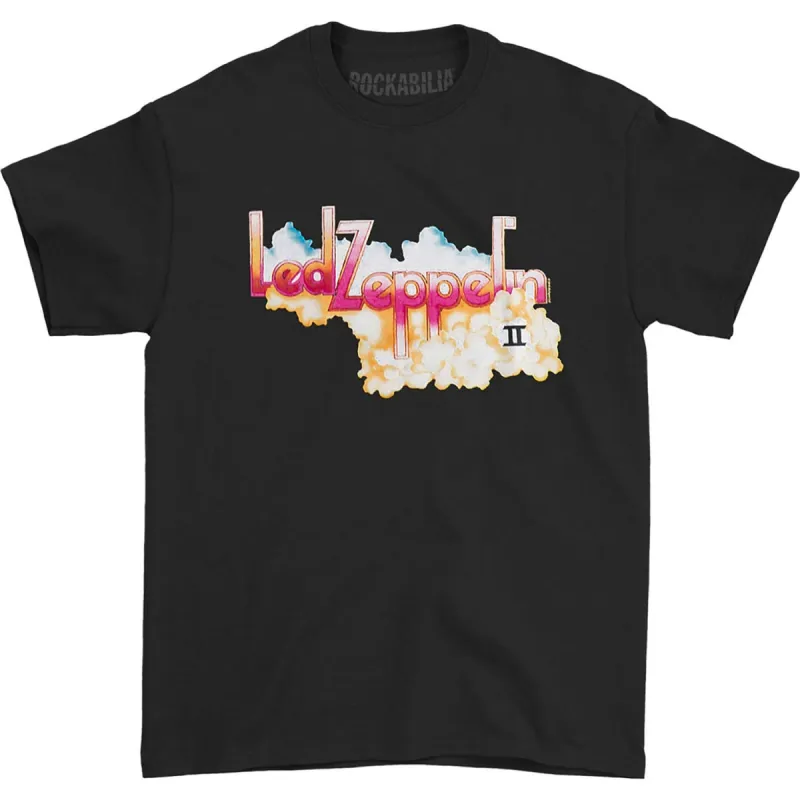 II Logo With Clouds Slim Fit T-shirt sold by Rockabilia