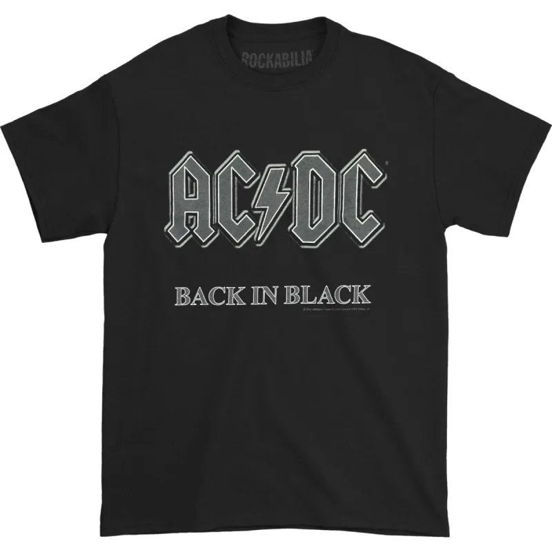 Back In Black T-shirt sold by Rockabilia