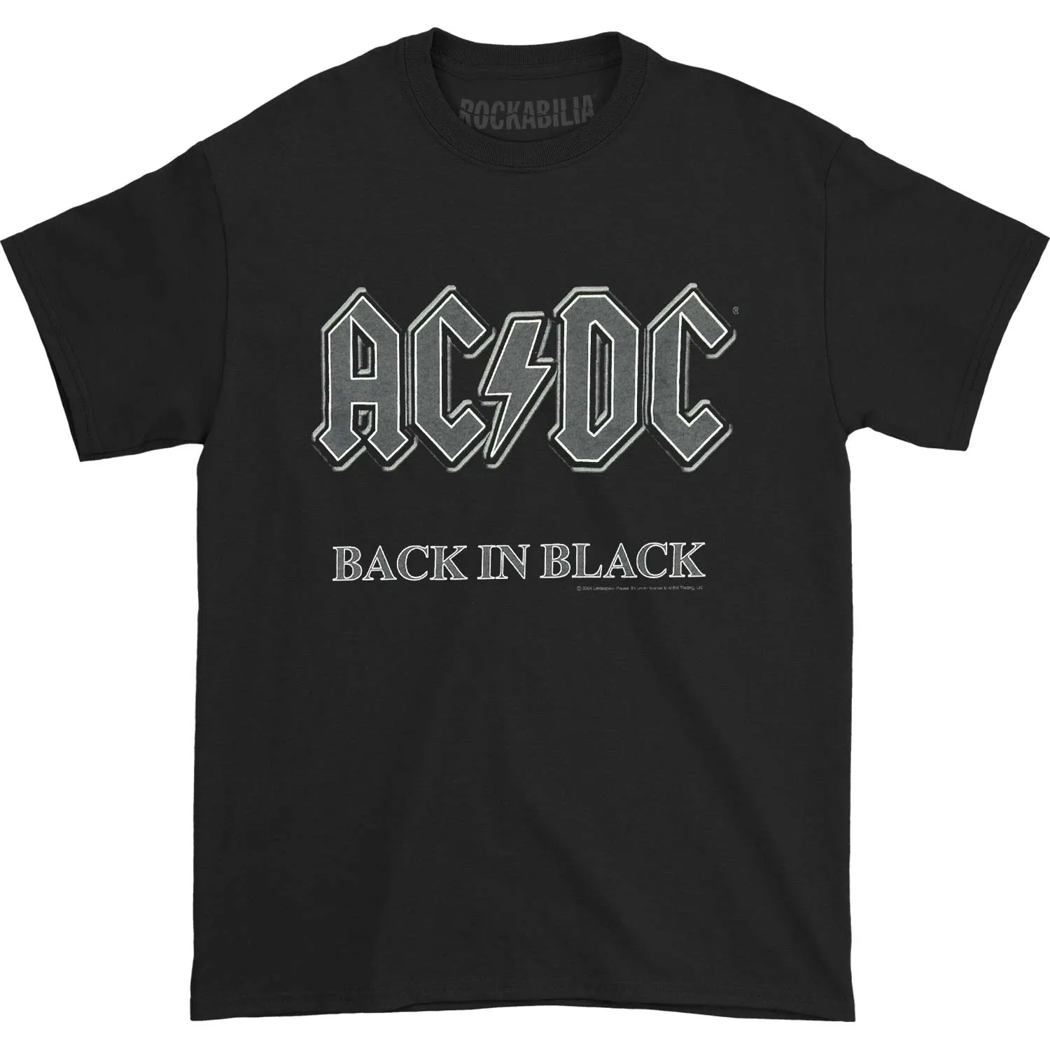Back In Black T-shirt sold by Rockabilia