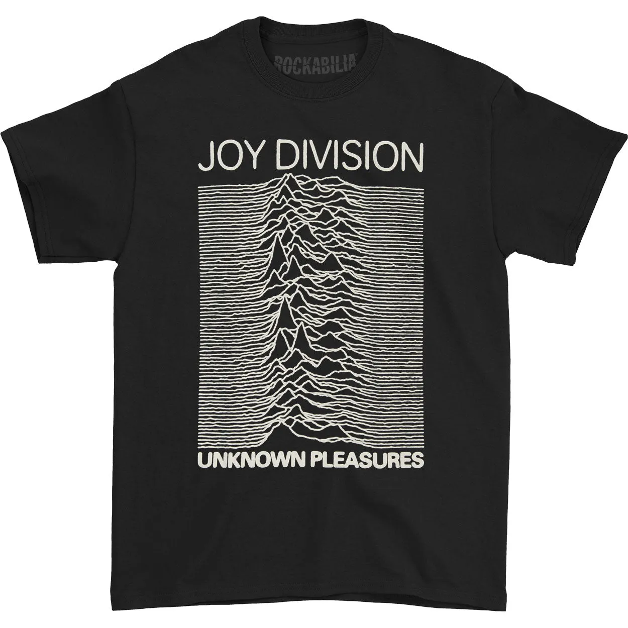 Unknown Pleasures T-shirt sold by Rockabilia