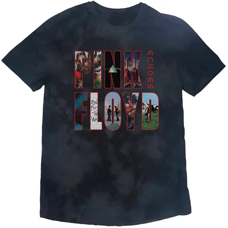 Echoes Album Montage (Dip-Dye) Tie Dye T-shirt made by Pink Floyd