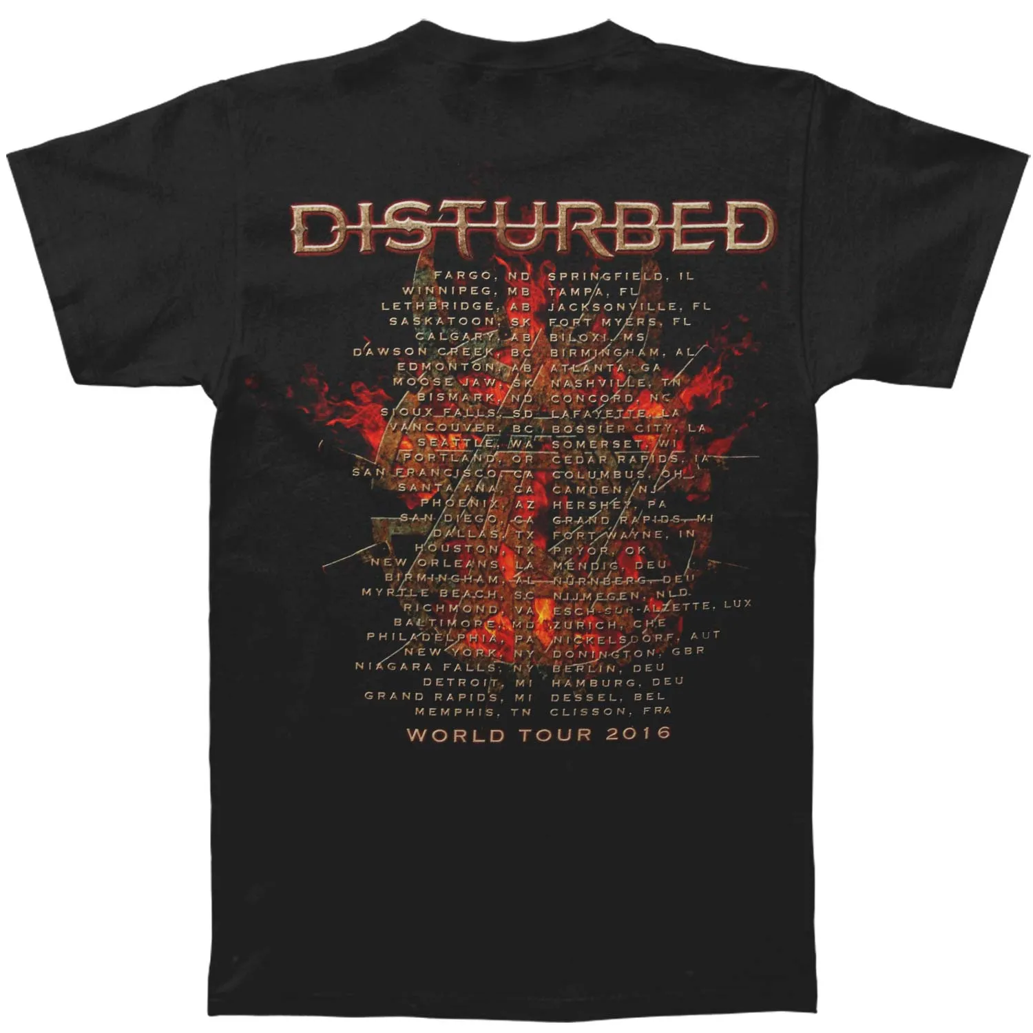 Firebird 2016 World Tour T-shirt sold by Rockabilia product image thumbnail 2