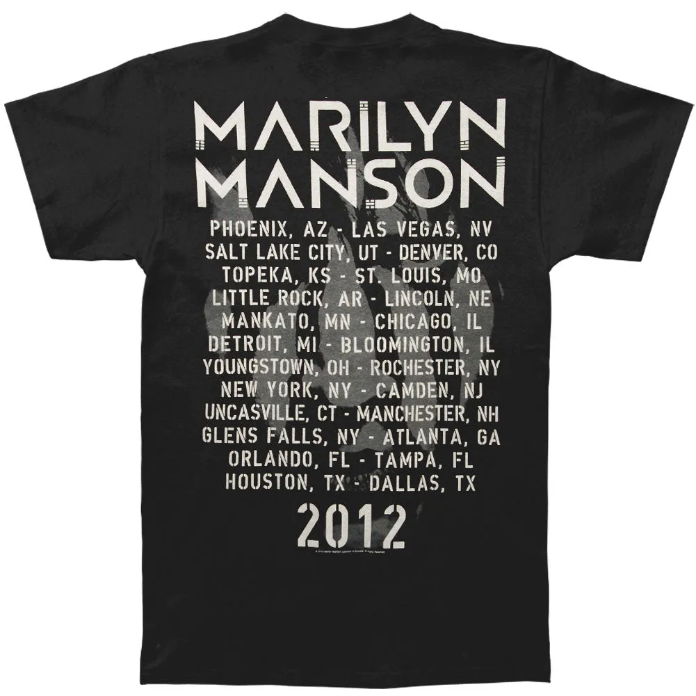 Striped Face 2012 Tour T-shirt sold by Rockabilia product image thumbnail 2