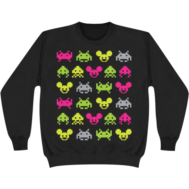 Multi Invaders Sweatshirt made by Rockabilia