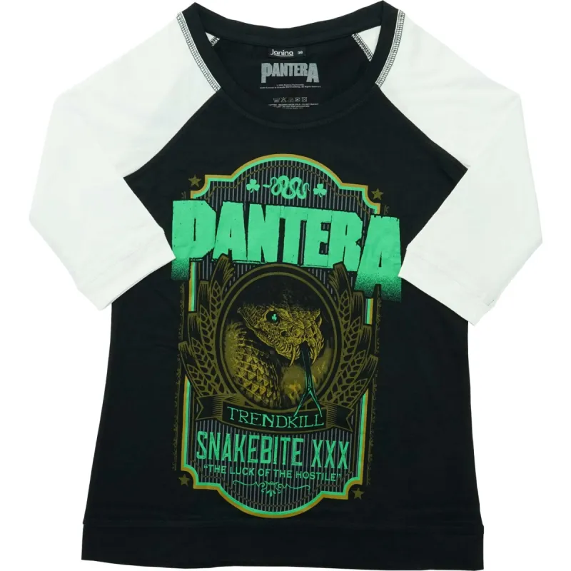 Snakebite XXX Label Ladies Raglan Tee Junior Top sold by Rockabilia