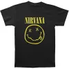 Smile Face Logo Slim Fit T-shirt sold by Rockabilia
