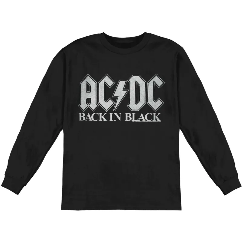 Back In Black 2 Long Sleeve sold by Rockabilia