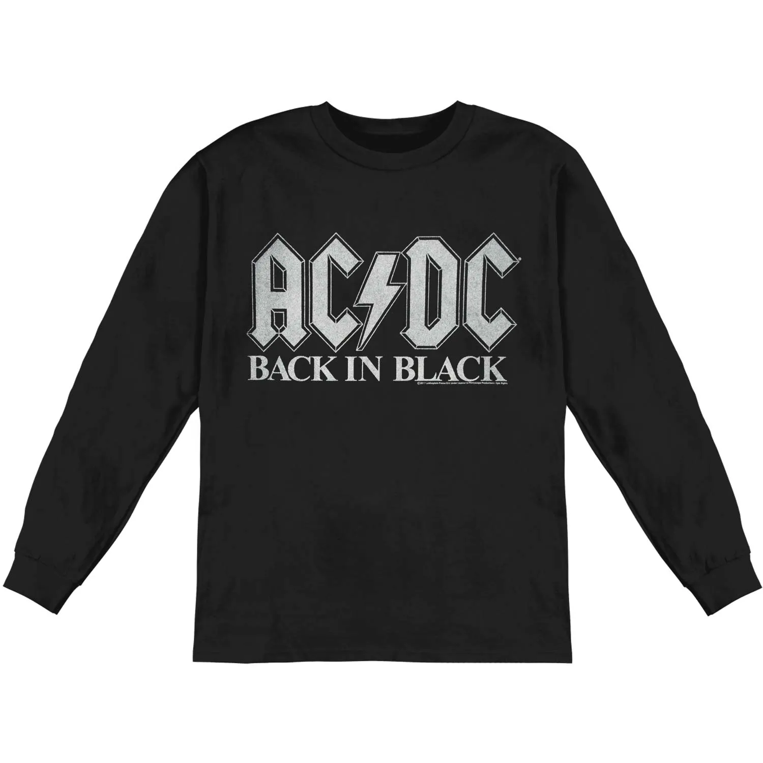 Back In Black 2 Long Sleeve sold by Rockabilia