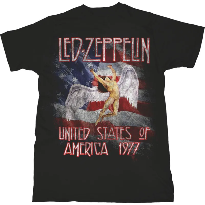Stars N' Stripes USA '77. Slim Fit T-shirt sold by Rockabilia