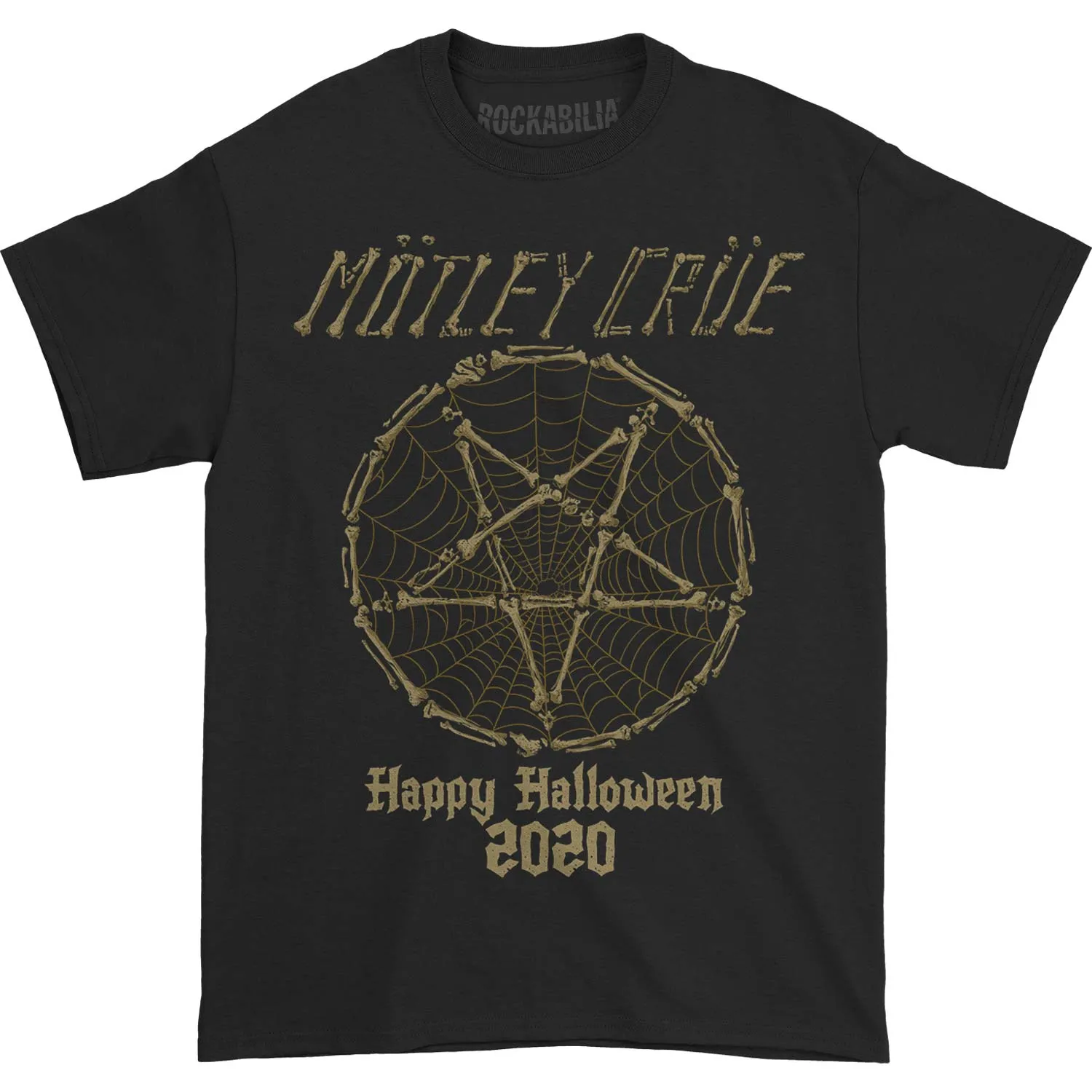Glow-In-The-Dark Happy Halloween 2020 Pentagram (Rockabilia Exclusive) T-shirt sold by Rockabilia