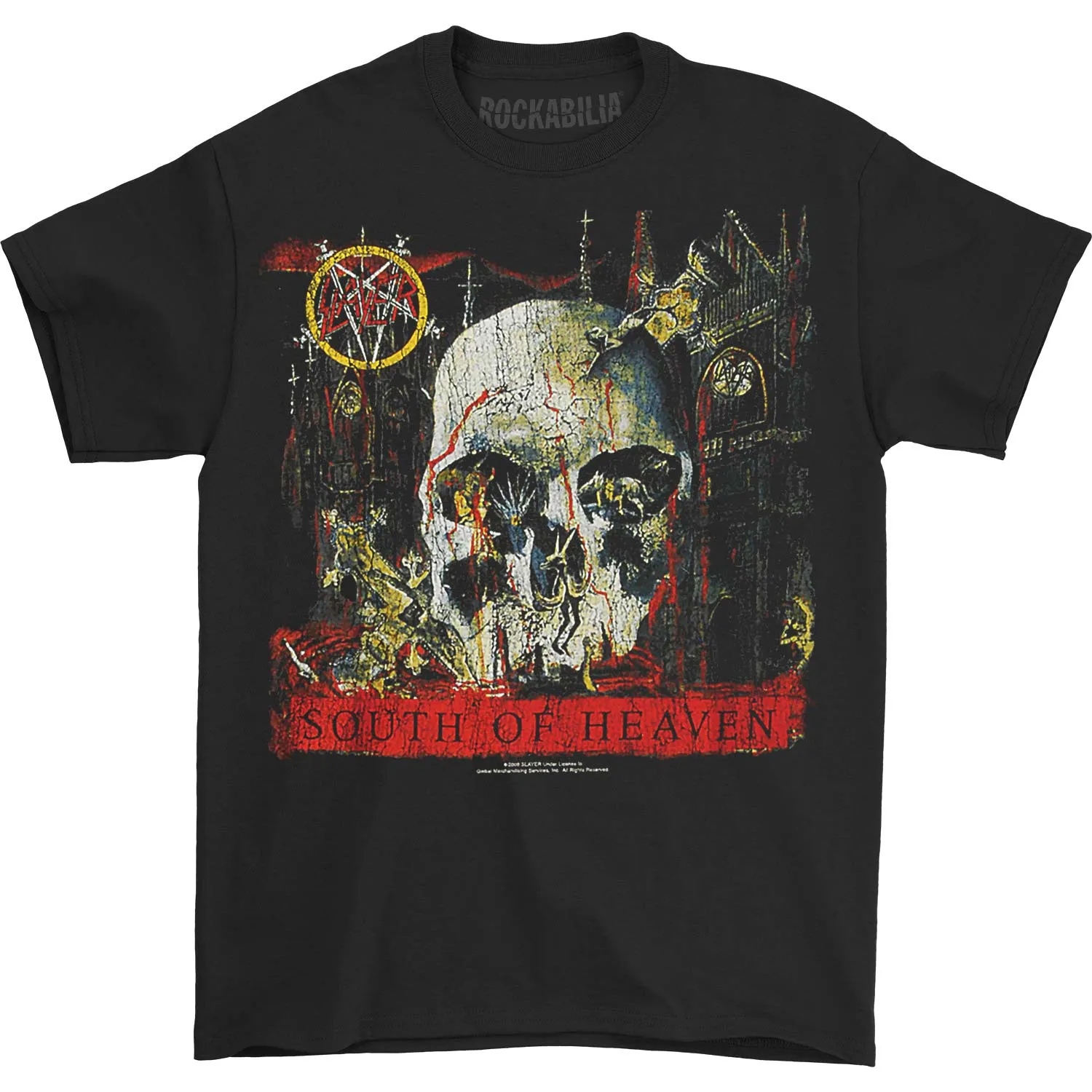South Of Heaven T-shirt sold by Rockabilia