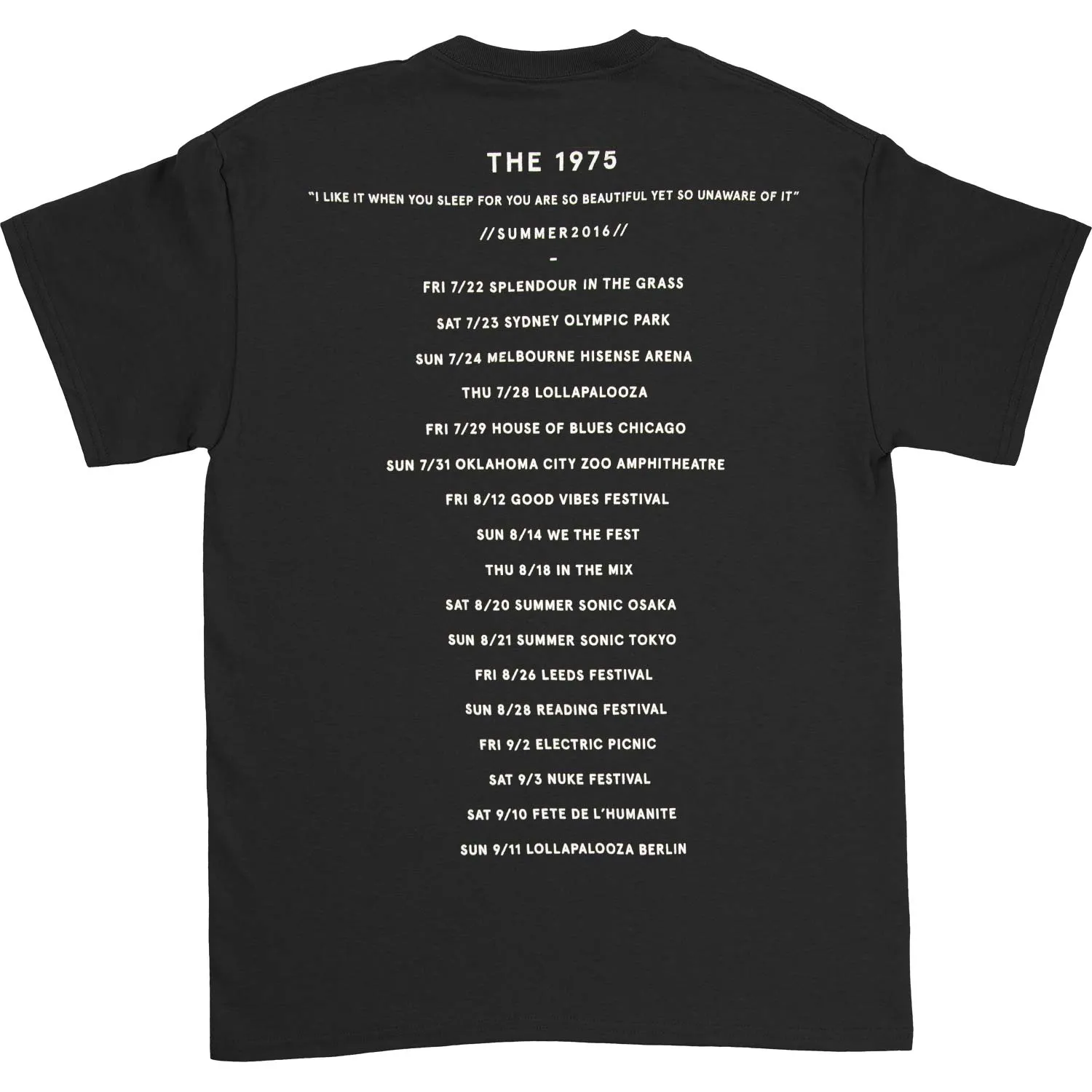 Black Box 2016 Summer Tour T-shirt sold by Rockabilia product image thumbnail 2