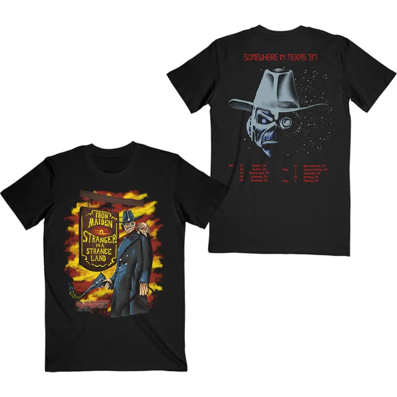 Stranger In A Strange Land (Back Print) Slim Fit T-shirt sold by Rockabilia