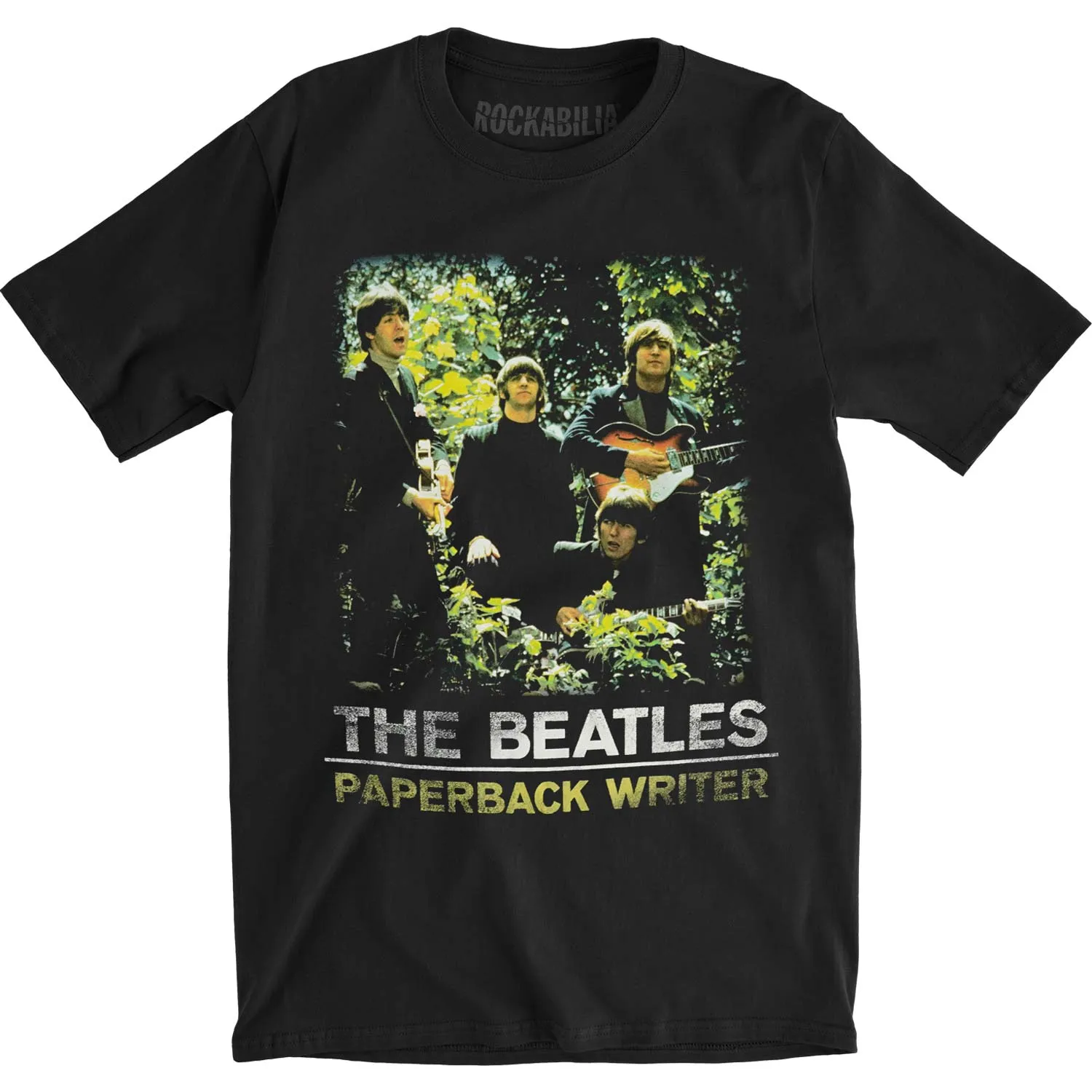 Paperback Writer Slim Fit T-shirt sold by Rockabilia
