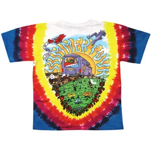 Summer Tour Bus Tie Dye T-shirt sold by Rockabilia product image thumbnail 2