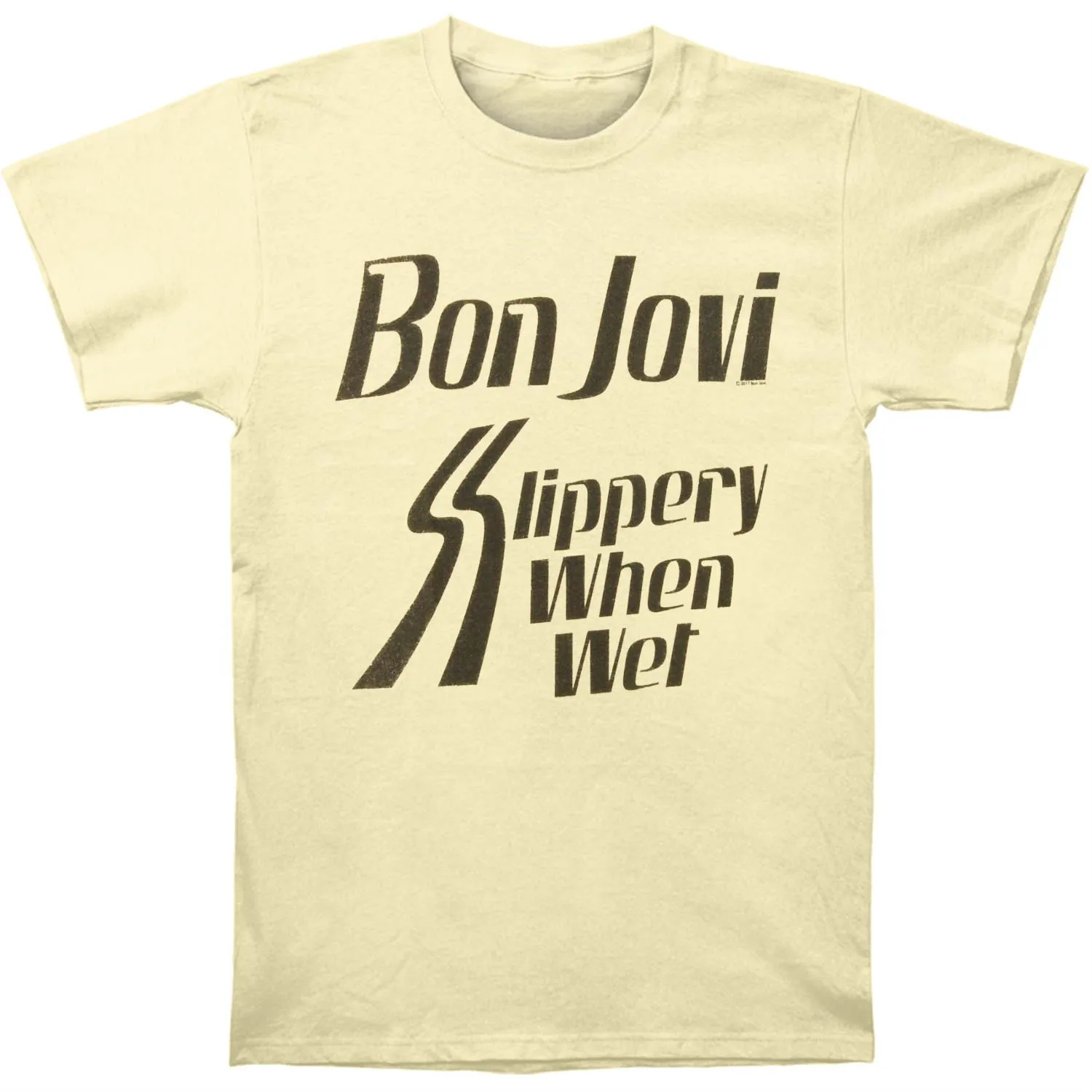 Slippery When T-shirt sold by Rockabilia