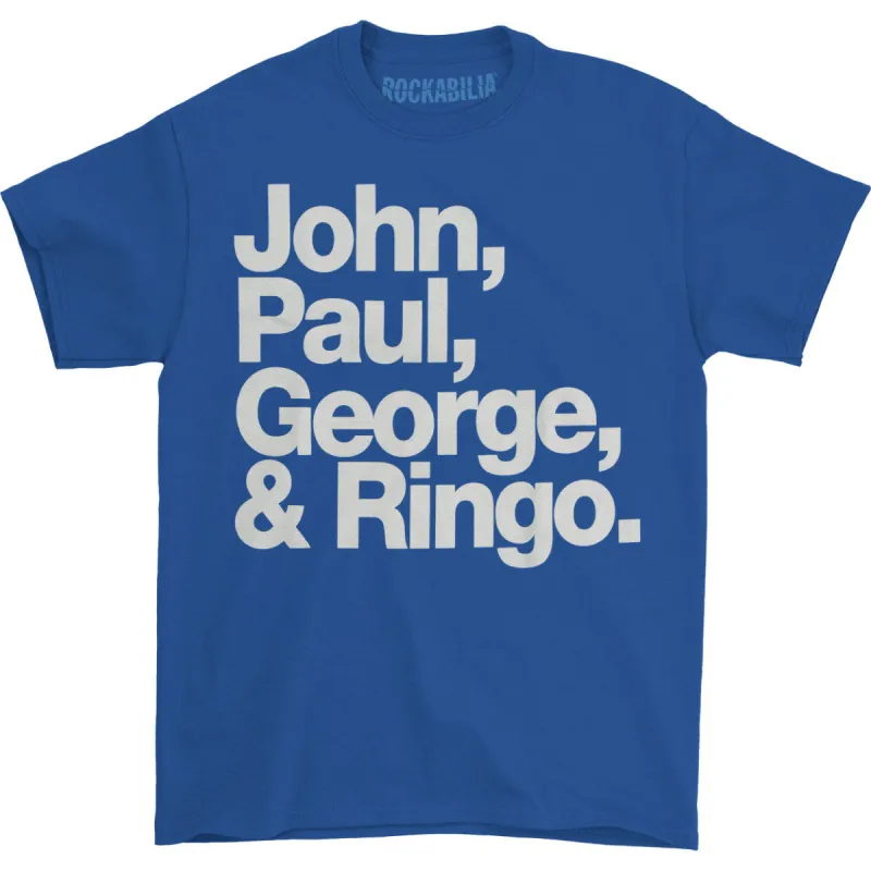 John, Paul, George & Ringo T-shirt made by The Beatles