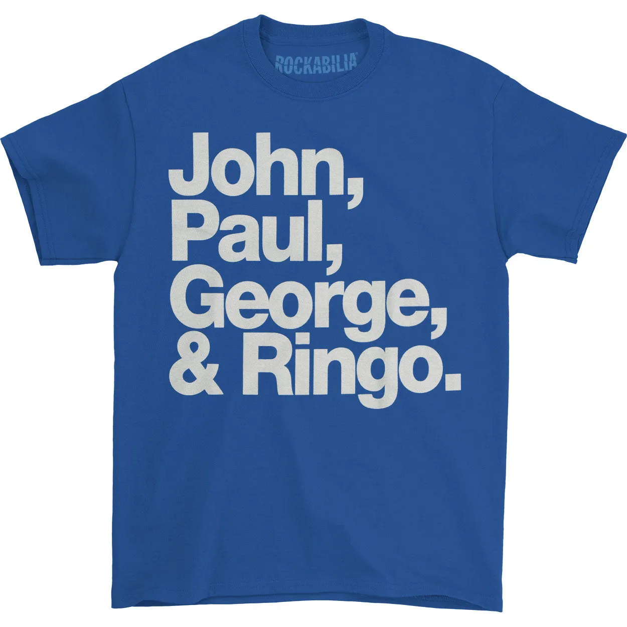John, Paul, George & Ringo T-shirt sold by Rockabilia
