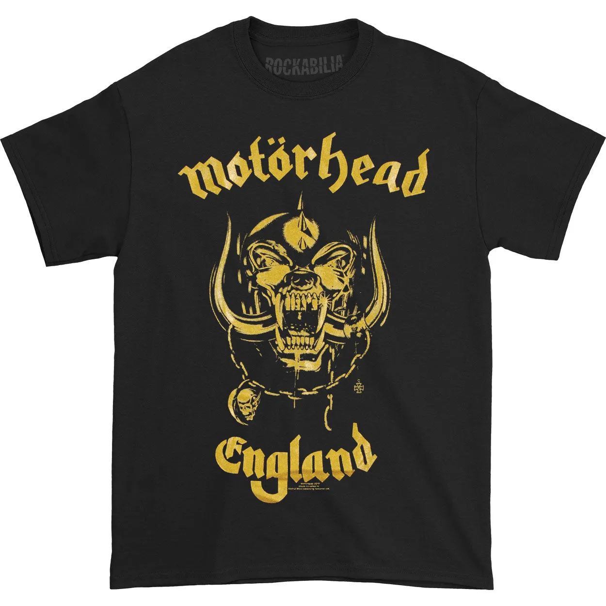 England Classic Gold T-shirt sold by Rockabilia