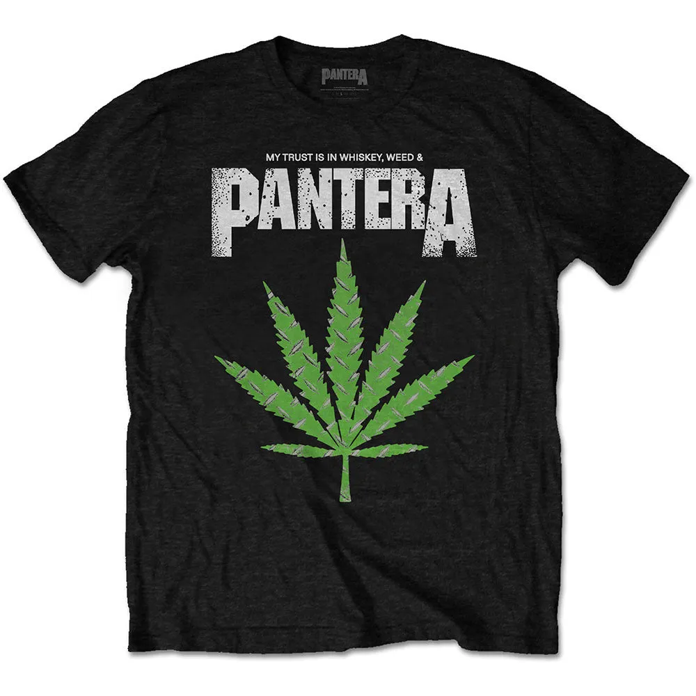Pantera Whiskey 'n Weed T-shirt sold by Rockabilia