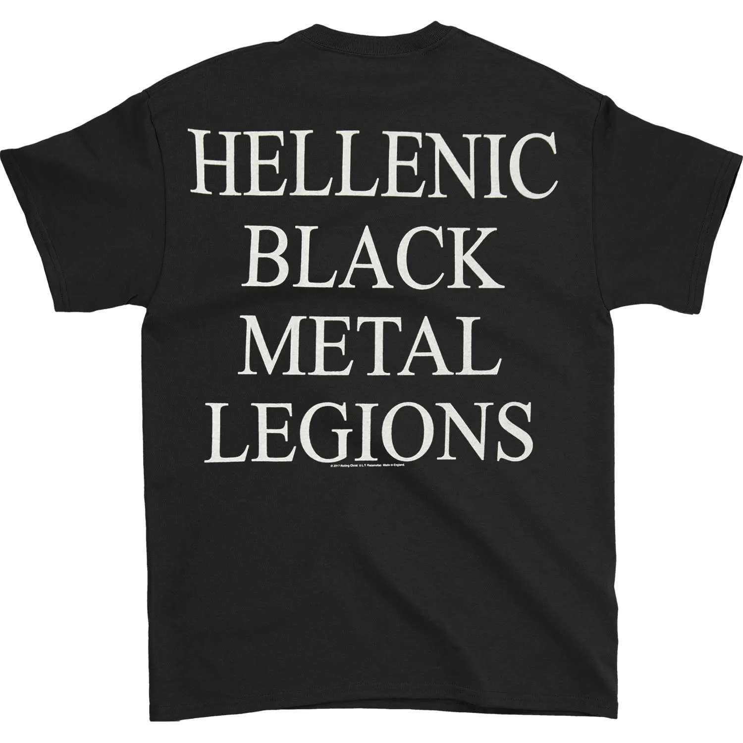 Hellenic Black Metal Legions T-shirt sold by Rockabilia product image thumbnail 2