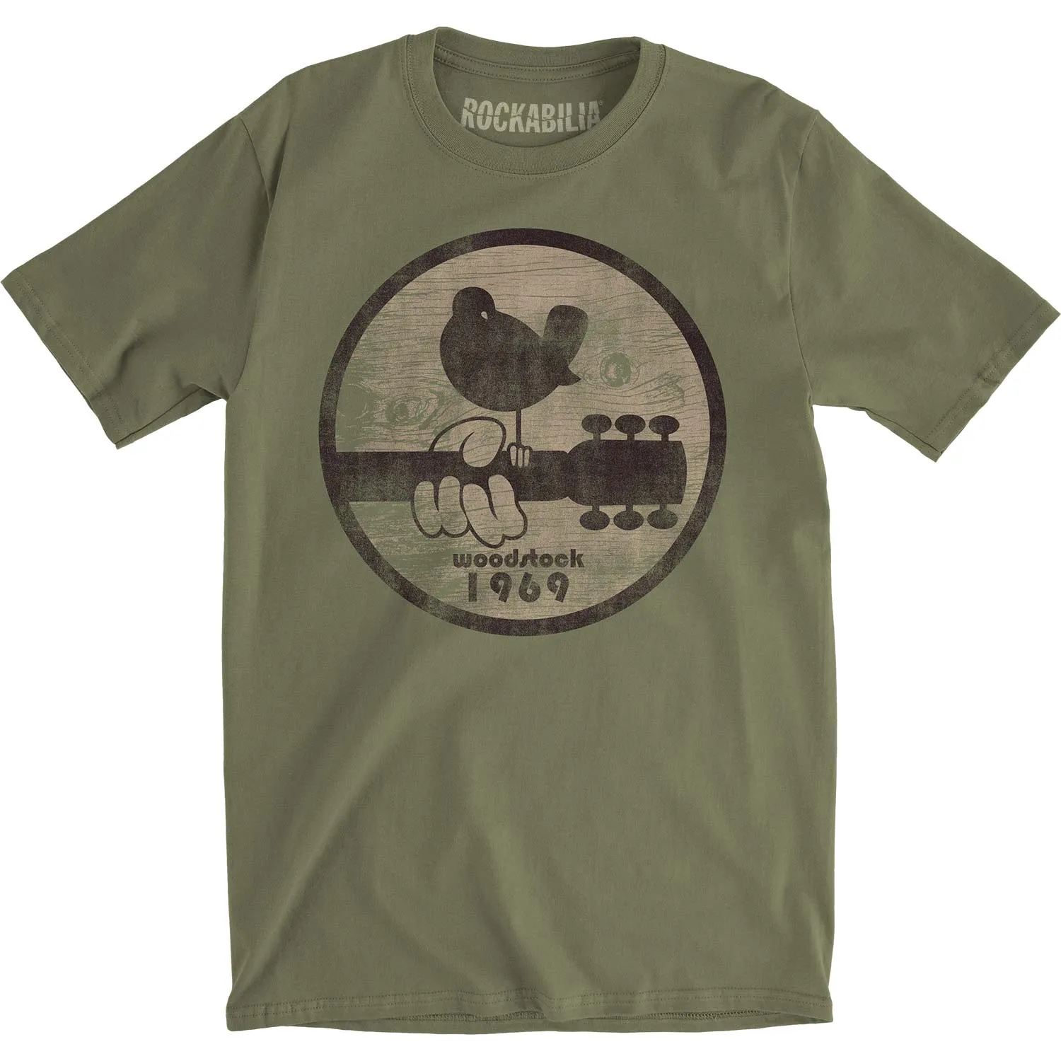 Woodstock 1969 Slim Fit T-shirt sold by Rockabilia