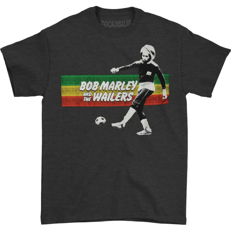 Soccer Rasta Stripe T-shirt sold by Rockabilia