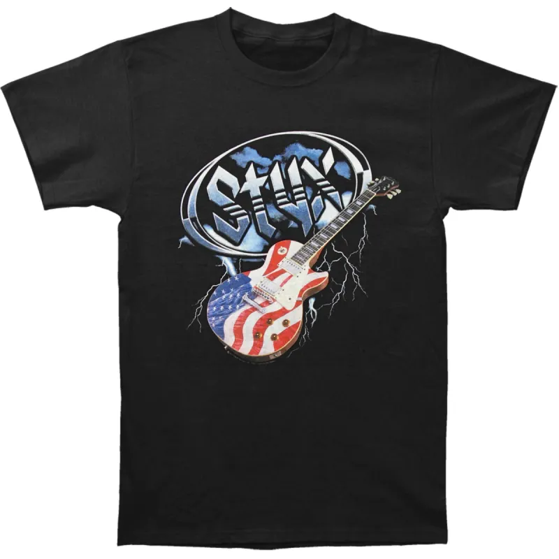 Flag Guitar T-shirt sold by Rockabilia