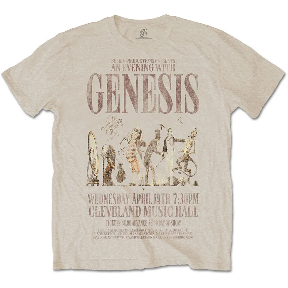 Genesis An Evening With Slim Fit T-shirt sold by Rockabilia