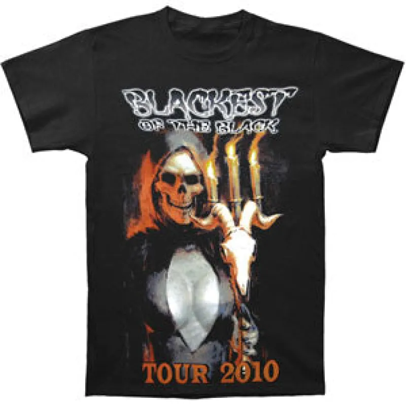 Blackest Of The Black 2010 Tour T-shirt sold by Rockabilia