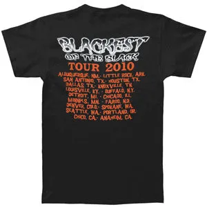 Blackest Of The Black 2010 Tour T-shirt sold by Rockabilia product image thumbnail 2