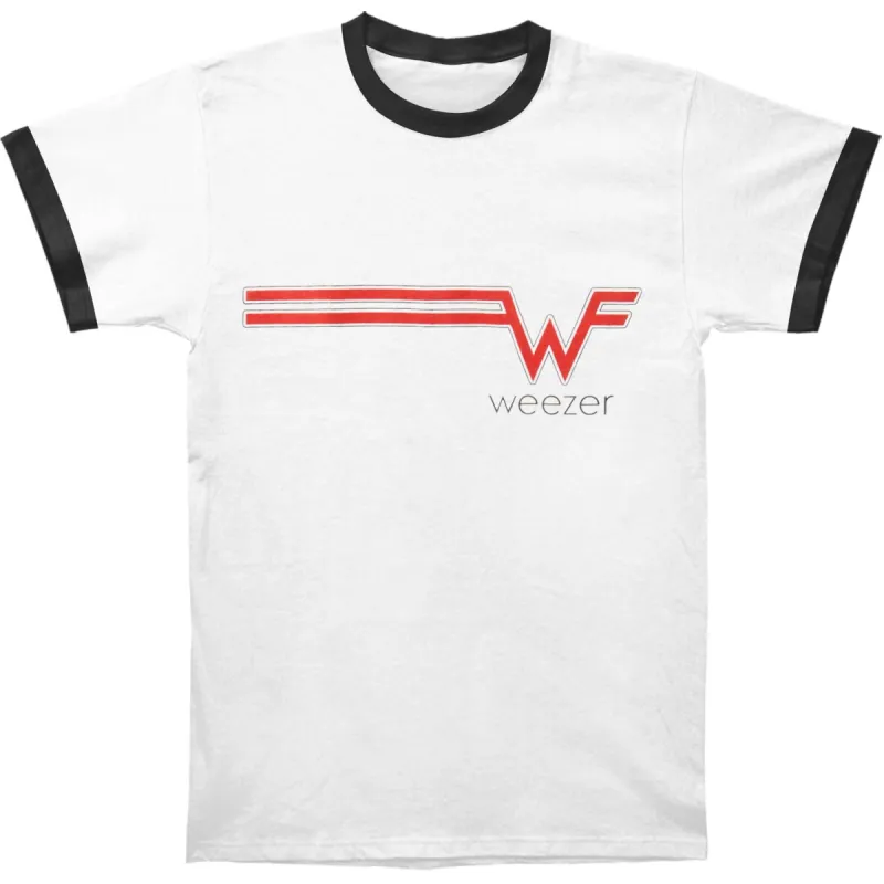 Striped Logo Ringer Slim Fit T-shirt sold by Rockabilia