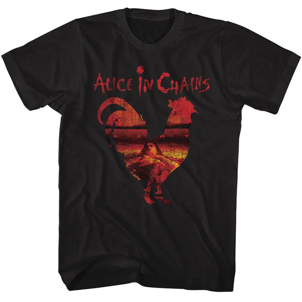 Alice In Chains Dirt Album Rooster T-shirt sold by Rockabilia