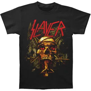 Slayer Skull Wrap Crucifix T-shirt sold by Rockabilia
