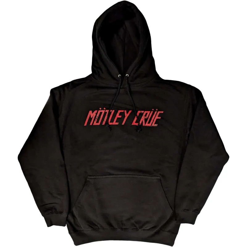 Distressed Logo Hooded Sweatshirt sold by Rockabilia